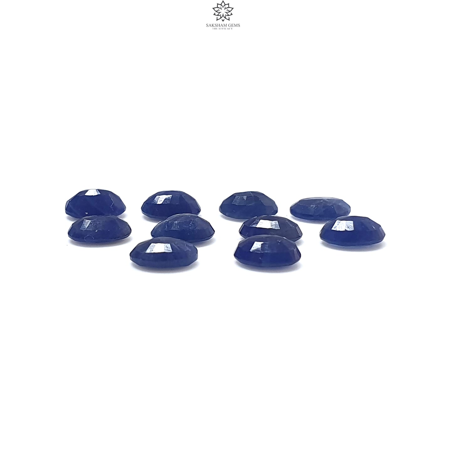 Blue Sapphire Gemstone Faceted Cut: Natural Untreated Unheated Sapphire Oval, Pear Shape Lots for Jewelry September Birthstone