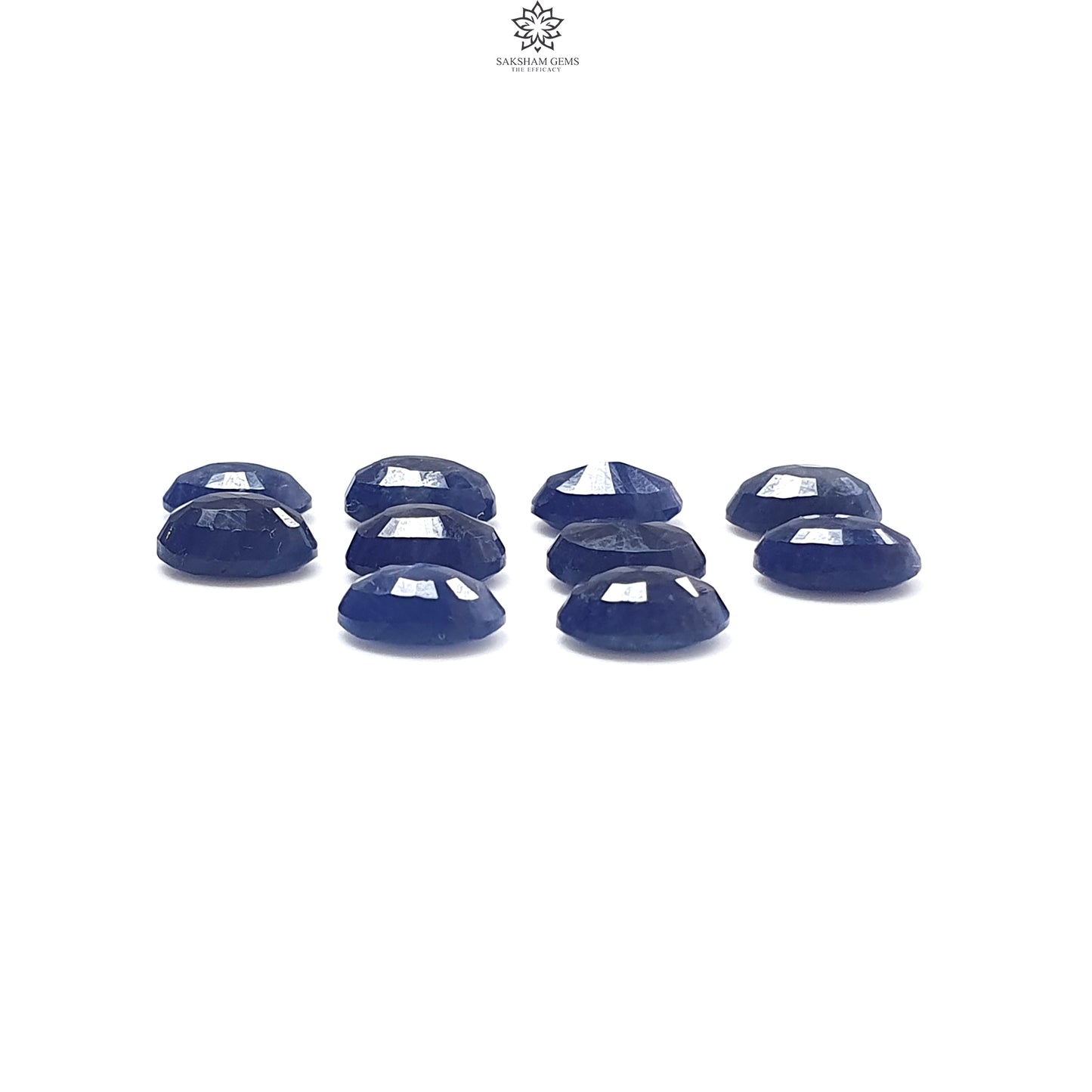 Blue Sapphire Gemstone Faceted Cut: Natural Untreated Unheated Sapphire Oval, Pear Shape Lots for Jewelry September Birthstone