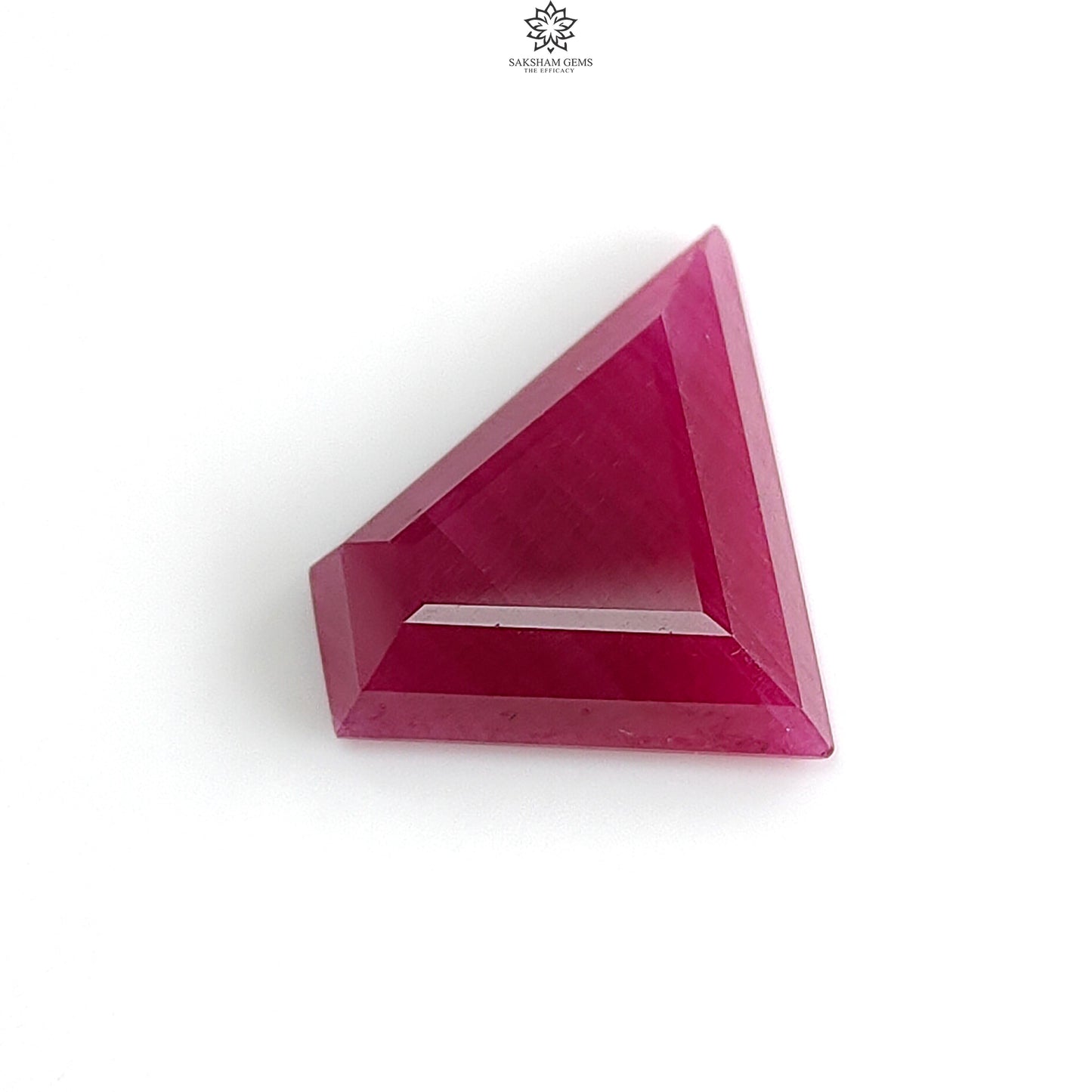 Ruby Gemstone Step Cut : 16.20cts Natural Untreated Unheated Red Ruby Trapezium Shape 17*20mm 1pc