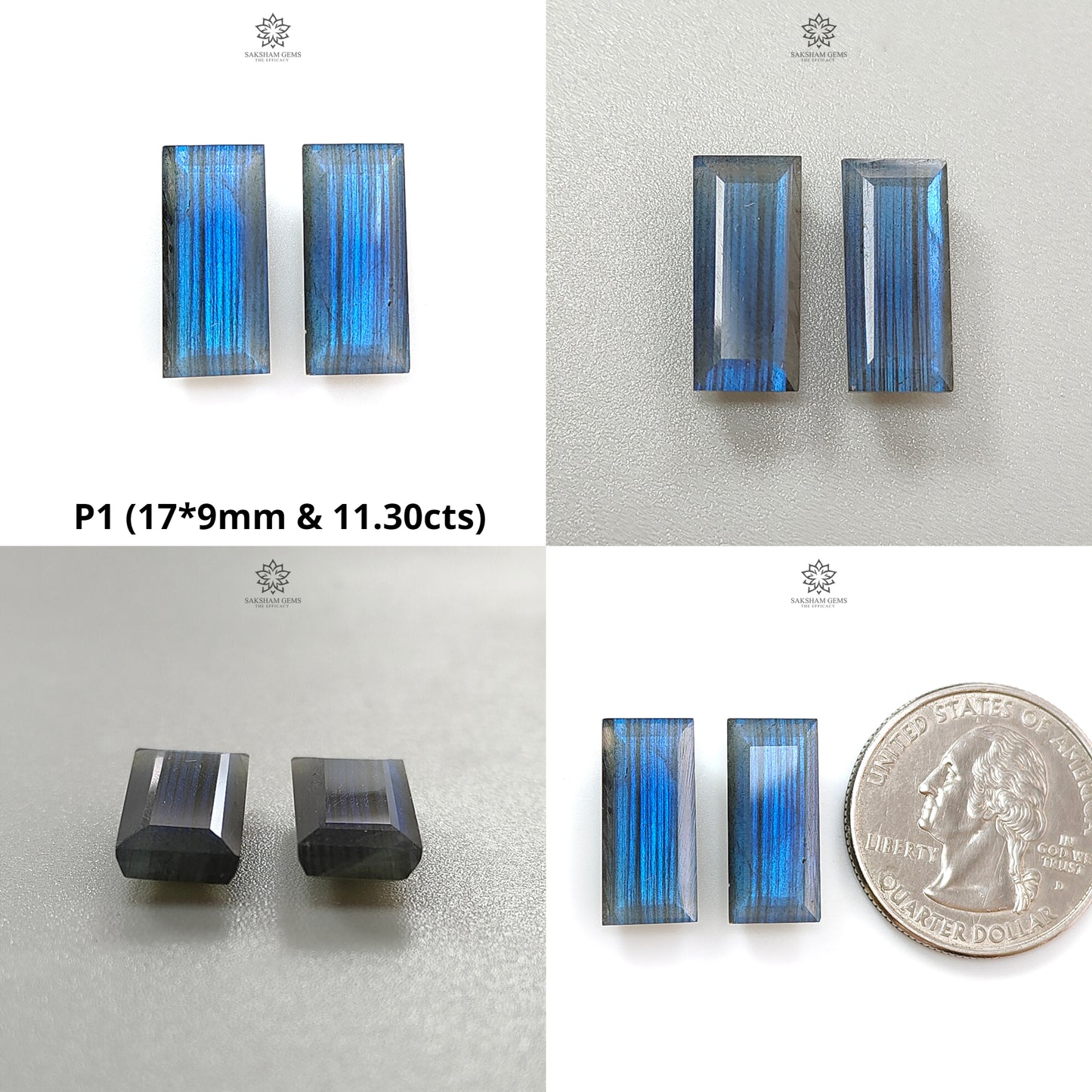 Labradorite Gemstone Fancy Faceted Cut : Natural Untreated Blue Labradorite Uneven & Pear Shapes Pairs For Jewelry