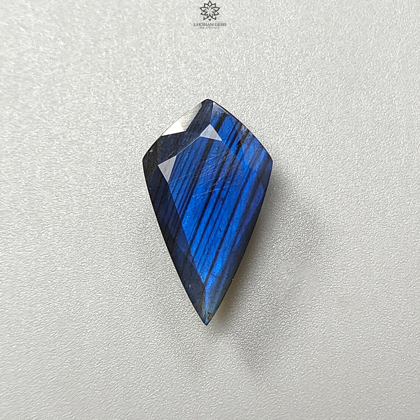 Labradorite Gemstone Fancy Faceted Cut: Natural Untreated Blue Fire Labradorite Fancy Shape 1pc for Jewelry February Birthstone