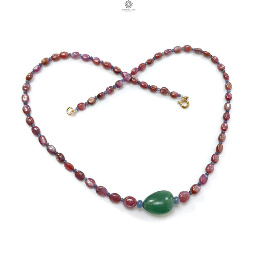Sapphire Beads Necklace