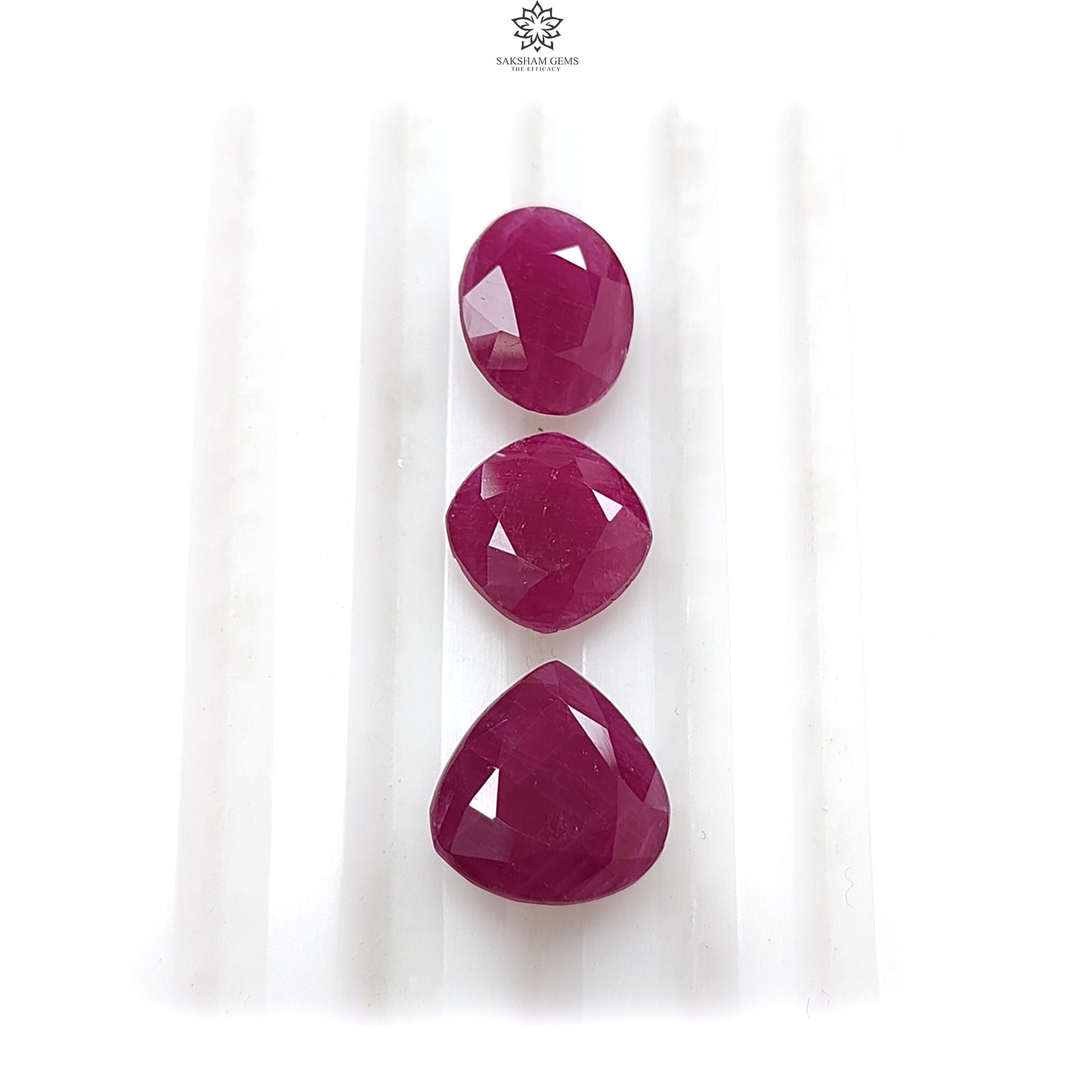 Ruby Faceted Cut