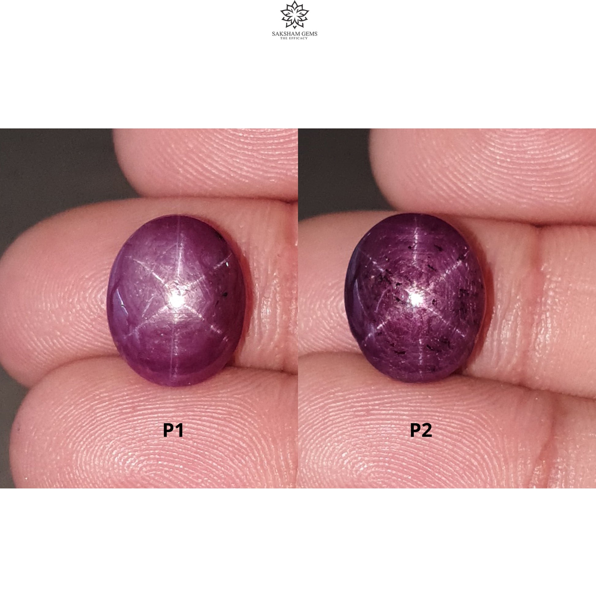 Star Ruby Oval Cabochon