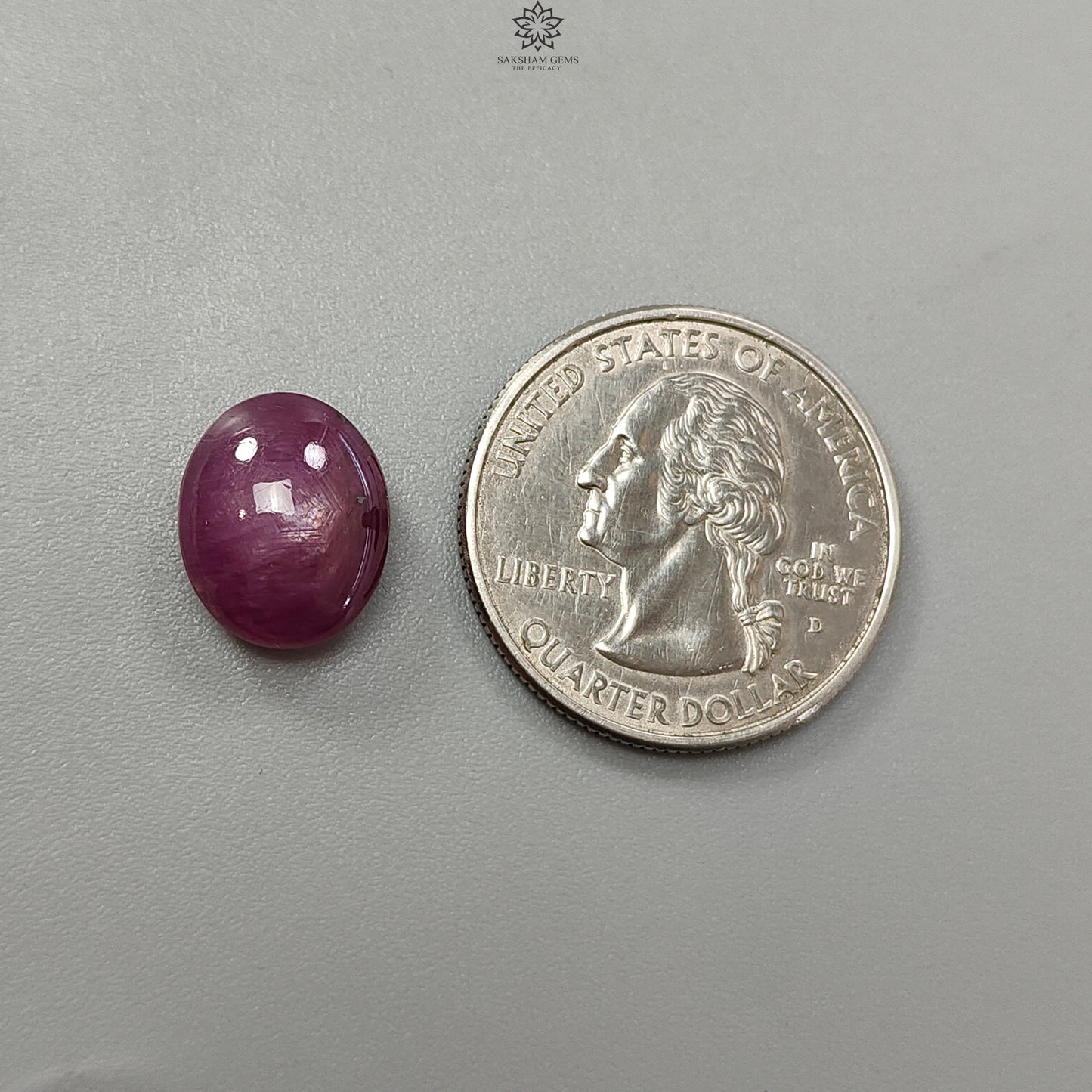 Star Ruby Gemstone Cabochon: Natural Untreated Unheated Red 6Ray Star Ruby Oval Shape 13*11mm 1pc for Jewelry July Birthstone