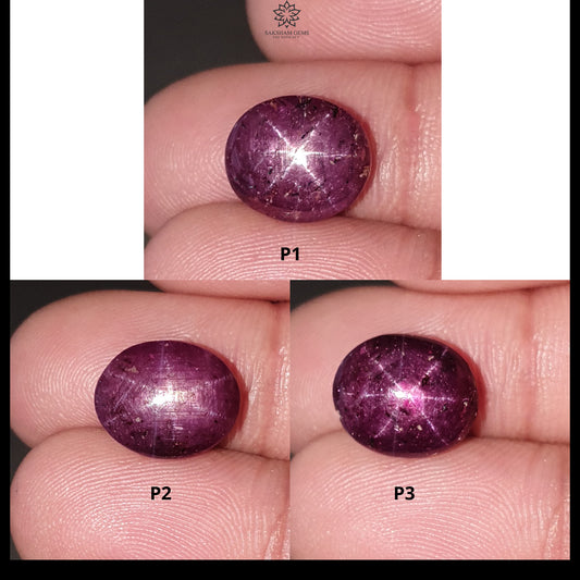 Star Ruby Oval Cabochon