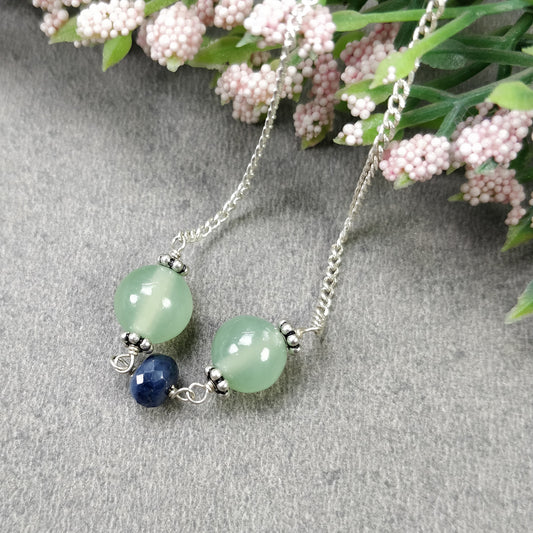 Serpentine Gemstone Necklace
